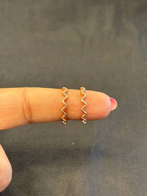 Silver neli toe ring with rosegold finish