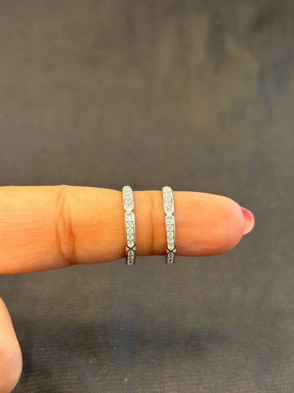 Silver kaalmani toering