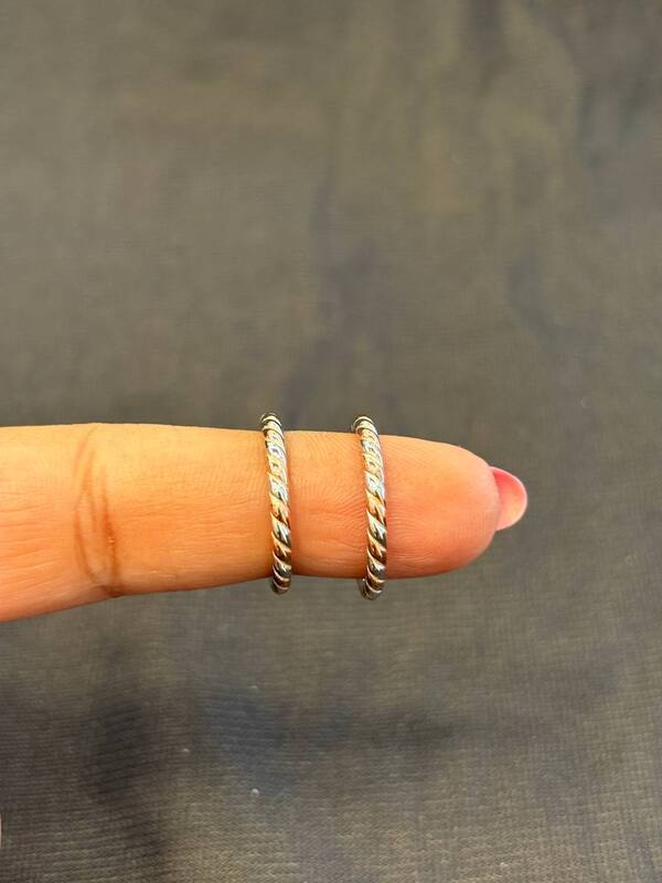 Silver agali dual tone